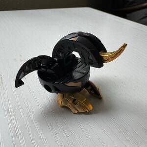 Bakugan Dragonoid 660G BakuBronze Gold Black Pyrus Battle Brawlers Spin Master